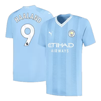 Men Manchester City HAALAND #9 Home Soccer Jersey Shirt 2023/24 - discountsoccer