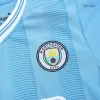 Kids Manchester City Home Soccer Jersey Kit (Jersey+Shorts) 2023/24 - discountsoccer