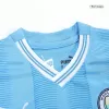 Kids Manchester City Home Soccer Jersey Kit (Jersey+Shorts) 2023/24 - discountsoccer