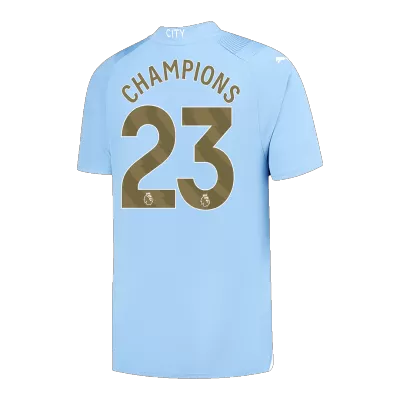 Men Manchester City Home Player Version Jersey 2023/24 - discountsoccer