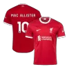 Men Liverpool MAC ALLISTER #10 Home Soccer Jersey Shirt 2023/24 - discountsoccer