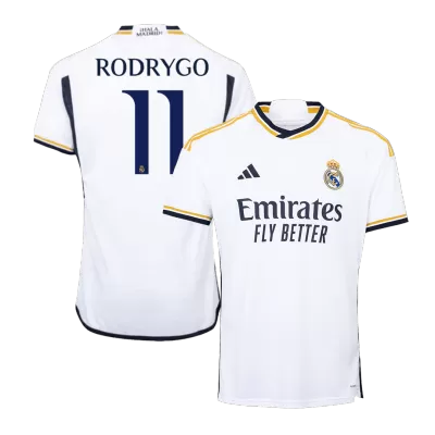 Men Real Madrid RODRYGO #11 Home Soccer Jersey Shirt 2023/24 - discountsoccer