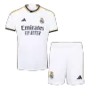 Men Real Madrid Home Soccer Jersey Whole Kit (Jersey+Shorts+Socks) 2023/24 - discountsoccer