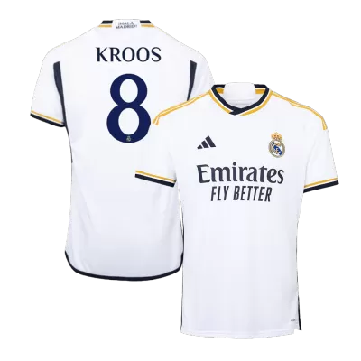 Men Real Madrid KROOS #8 Home Soccer Jersey Shirt 2023/24 - discountsoccer