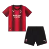 Kids AC Milan Home Soccer Jersey Kit (Jersey+Shorts) 2023/24 - discountsoccer