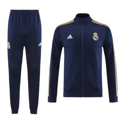 Men Real Madrid Tracksuit Sweat Shirt Kit (Top+Trousers) 2023/24 - discountsoccer