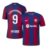 Men Barcelona LEWANDOWSKI #9 Home Player Version Jersey 2023/24 - discountsoccer