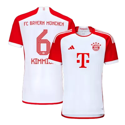 Men Bayern Munich KIMMICH #6 Home Soccer Jersey Shirt 2023/24 - discountsoccer