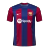 Men Barcelona F. DE JONG #21 Home Soccer Jersey Shirt 2023/24 - discountsoccer