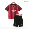 Kids AC Milan Home Soccer Jersey Kit (Jersey+Shorts) 2023/24 - discountsoccer