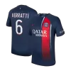 Men PSG VERRATTI #6 Home Soccer Jersey Shirt 2023/24 - discountsoccer