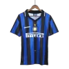 Men Inter Milan Retro Jerseys Home Soccer Jersey 1997/98 - discountsoccer