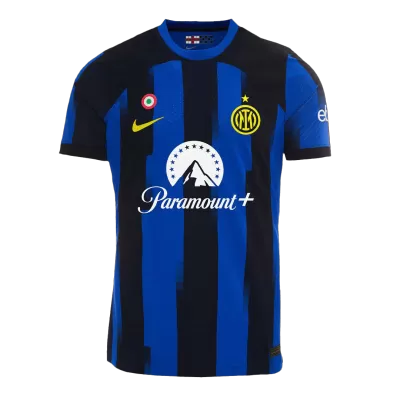 Men Inter Milan Home Player Version Jersey 2023/24 - discountsoccer