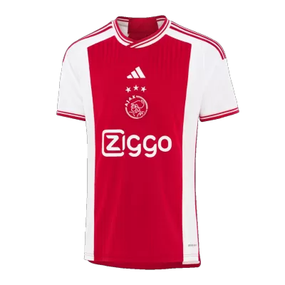 Men Ajax Home Player Version Jersey 2023/24 - discountsoccer