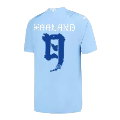 Men Manchester City HAALAND #9 Home Soccer Jersey Shirt 2023/24 - discountsoccer