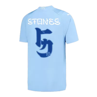 Men Manchester City STONES #5 Home Soccer Jersey Shirt 2023/24 - discountsoccer