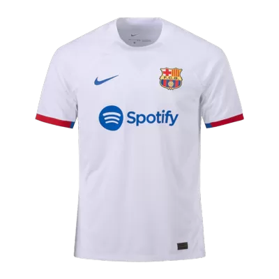 Men Barcelona Away Player Version Jersey 2023/24 - discountsoccer