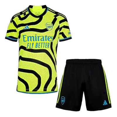 Men Arsenal Away Soccer Jersey Kit (Jersey+Shorts) 2023/24 - discountsoccer