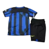 Kids Inter Milan Home Soccer Jersey Kit (Jersey+Shorts) 2023/24 - discountsoccer