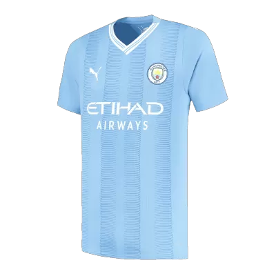 Men Manchester City Home Soccer Jersey Shirt 2023/24 - discountsoccer