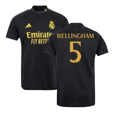 Men Real Madrid BELLINGHAM #5 Third Away Soccer Jersey Shirt 2023/24 - discountsoccer