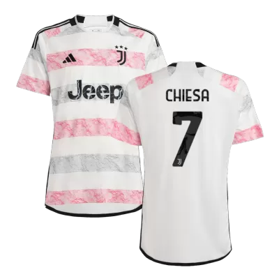 Men Juventus CHIESA #7 Away Soccer Jersey Shirt 2023/24 - discountsoccer