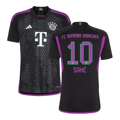 Men Bayern Munich SANÉ #10 Away Soccer Jersey Shirt 2023/24 - discountsoccer