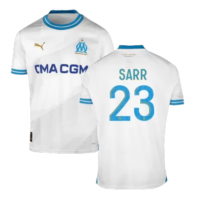 Men Marseille SARR #23 Home Soccer Jersey Shirt 2023/24 - discountsoccer