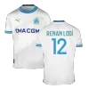 Men Marseille RENAN LODI #12 Home Soccer Jersey Shirt 2023/24 - discountsoccer