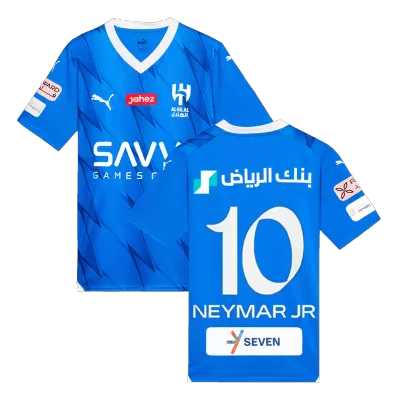 Men Al Hilal SFC NEYMAR JR #10 Home Soccer Jersey Shirt 2023/24 - discountsoccer