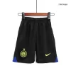 Kids Inter Milan Home Soccer Jersey Kit (Jersey+Shorts) 2023/24 - discountsoccer