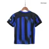 Kids Inter Milan Home Soccer Jersey Kit (Jersey+Shorts) 2023/24 - discountsoccer