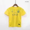 Kids Al Nassr Home Soccer Jersey Kit (Jersey+Shorts) 2023/24 - discountsoccer