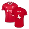 Men Liverpool VIRGIL #4 Home Soccer Jersey Shirt 2023/24 - discountsoccer