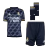 Kids Real Madrid Away Soccer Jersey Whole Kit (Jersey+Shorts+Socks) 2023/24 - discountsoccer