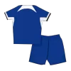 Kids Chelsea Home Soccer Jersey Kit (Jersey+Shorts) 2023/24 - discountsoccer