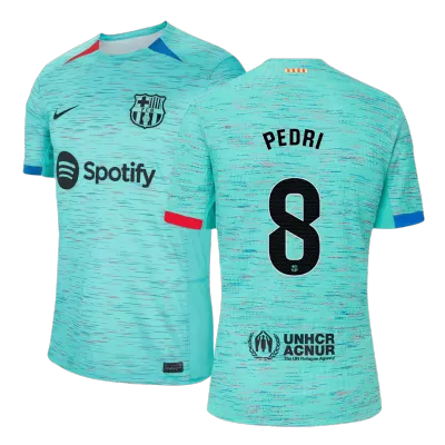 Men Barcelona PEDRI #8 Third Away Soccer Jersey Shirt 2023/24 - discountsoccer