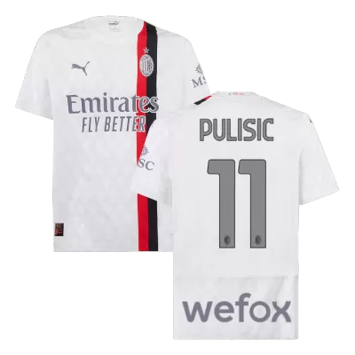 Men AC Milan PULISIC #11 Away Player Version Jersey 2023/24 - discountsoccer