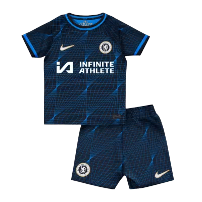 Kids Chelsea Away Soccer Jersey Kit (Jersey+Shorts) 2023/24 - discountsoccer