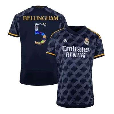 Men Real Madrid BELLINGHAM #5 Away Soccer Jersey Shirt 2023/24 - discountsoccer