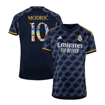 Men Real Madrid MODRIĆ #10 Away Soccer Jersey Shirt 2023/24 - discountsoccer