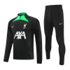 Men Liverpool Zipper Tracksuit Sweat Shirt Kit (Top+Trousers) 2023/24 - discountsoccer