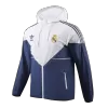 Men Real Madrid Windbreaker Hoodie Jacket 2023/24 - discountsoccer