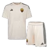 Kids Roma Away Soccer Jersey Kit (Jersey+Shorts) 2023/24 - discountsoccer