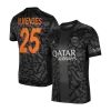 Men PSG N.MENDES #25 Third Away UCL Soccer Jersey Shirt 2023/24 - discountsoccer