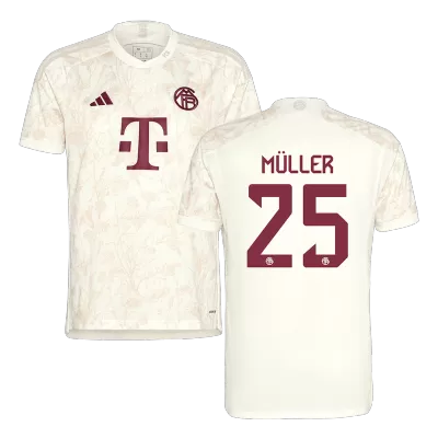 Men Bayern Munich MÜLLER #25 Third Away Soccer Jersey Shirt 2023/24 - discountsoccer