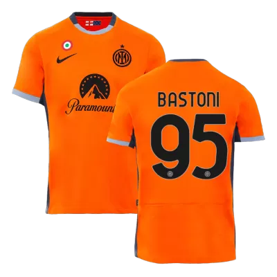 Men Inter Milan BASTONI #95 Third Away Soccer Jersey Shirt 2023/24 - discountsoccer