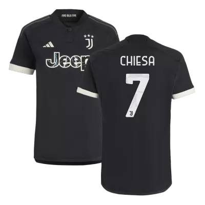 Men Juventus CHIESA #7 Third Away Soccer Jersey Shirt 2023/24 - discountsoccer