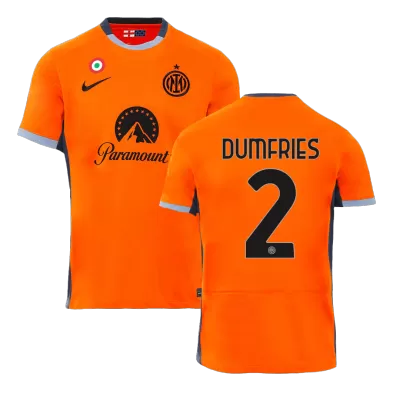 Men Inter Milan DUMFRIES #2 Third Away Soccer Jersey Shirt 2023/24 - discountsoccer