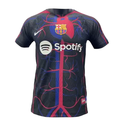 Men Barcelona Pre-Match Player Version Jersey 2023/24 - discountsoccer